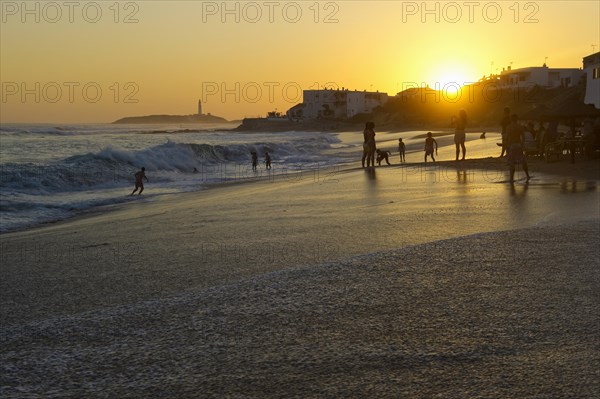 Beach at sunset