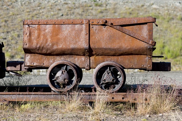Historic trolley for coal transportation