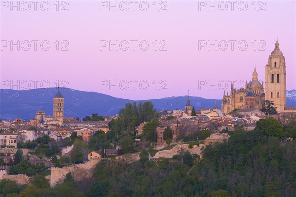 Cityscape with Segovia Cathedral
