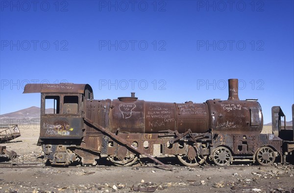 Rusty locomotive