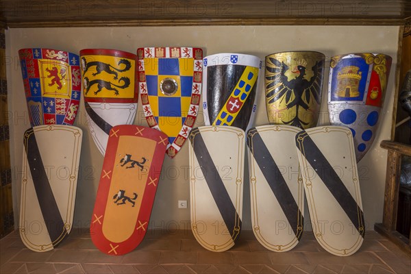 Armory at the Castillo de Belmonte castle