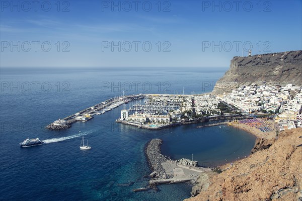 The harbor town of Puerto de Mogan