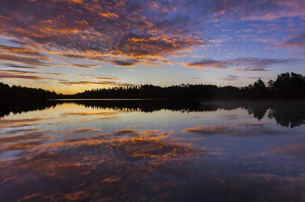 Sunrise at a lake