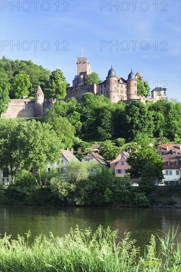 Burg Wertheim castle ruins and Main river