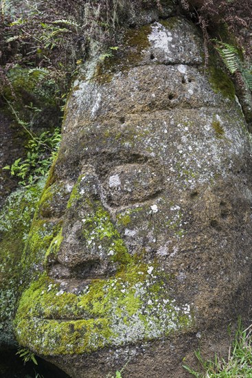 Sculpture of a face