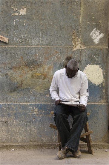 Man reading