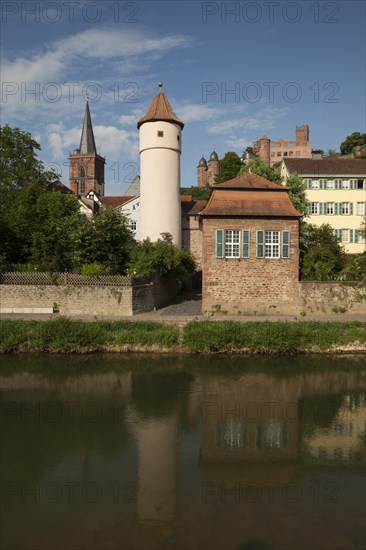 Kittsteinturm tower and Burg Wertheim Castle