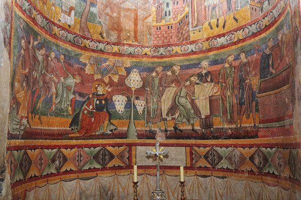 Fresco of the Entombment of Christ