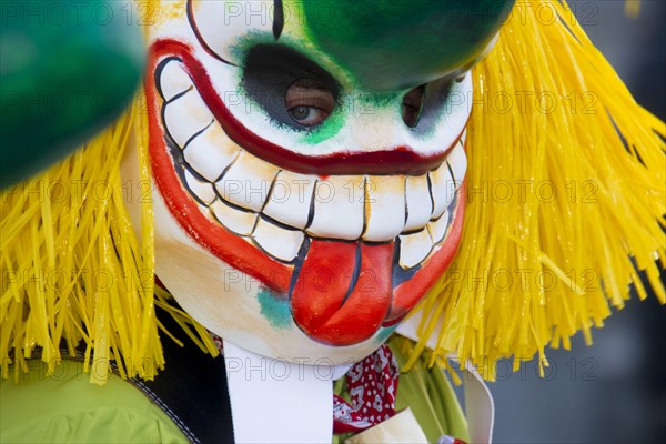 Mask at the Morgenstraich carnival parade
