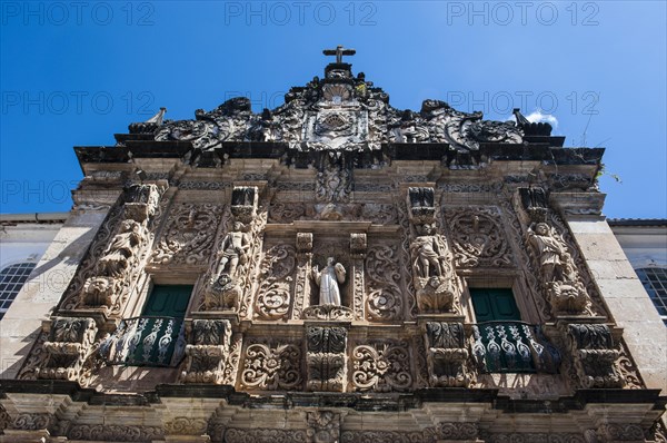Ornamented gate of the Bonfirm church in the Pelourinho