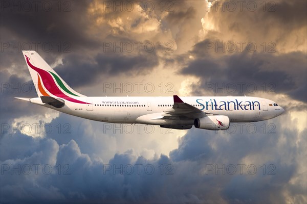 SriLankan Airlines Airbus A330-243 in flight