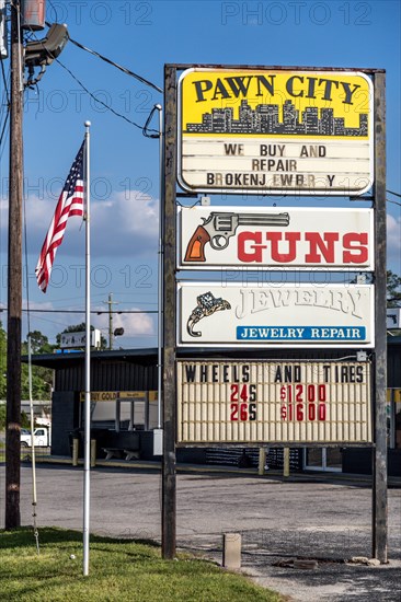 Advertising signs