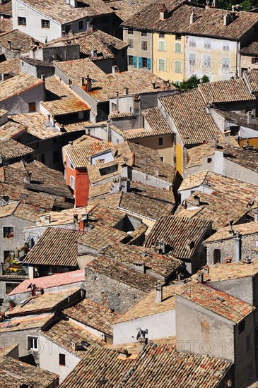 View over the rooftops of the historic centre