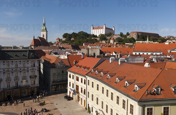 View over the Hlavne namestie main square
