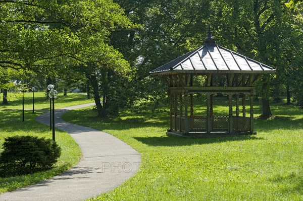 Wooden pavilion