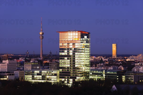 Skyline with the Olympic Tower