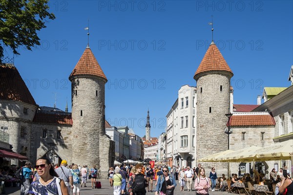 Medieval town gate to the old town