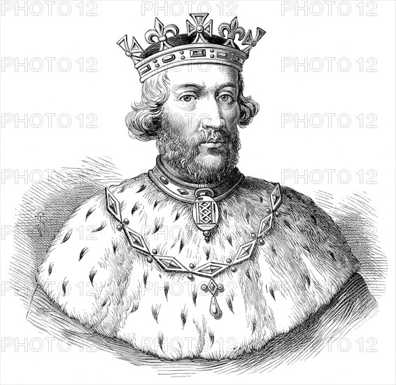 Portrait of Edward II or Edward of Caernarfon