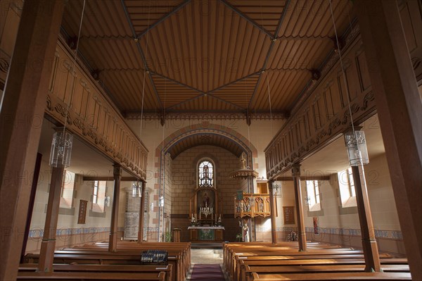 Interior with altar