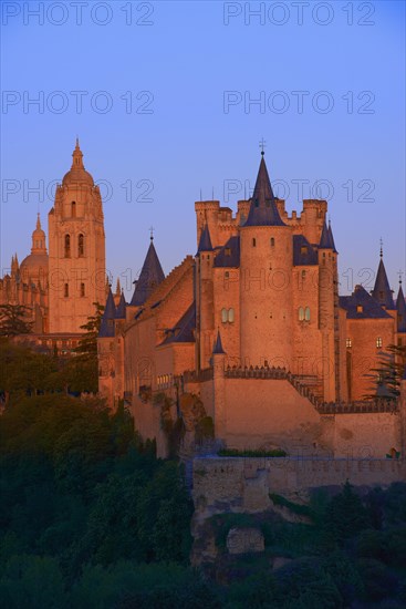 Segovia Cathedral and Alcazar fortress