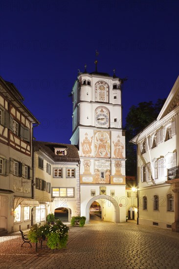 Pedestrian zone with Ravensburg gate