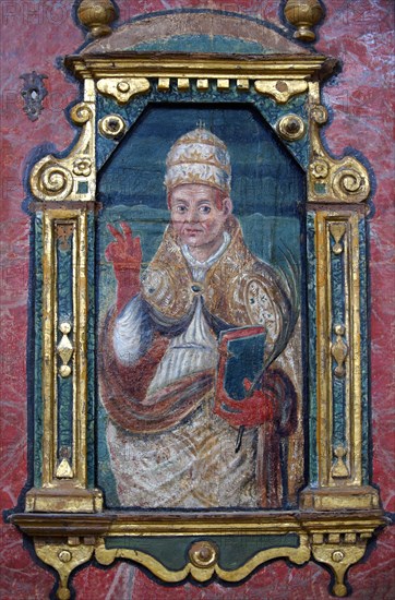 Wood painted panel