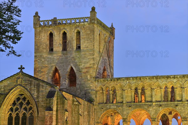 The ruins of Jedburgh Abbey