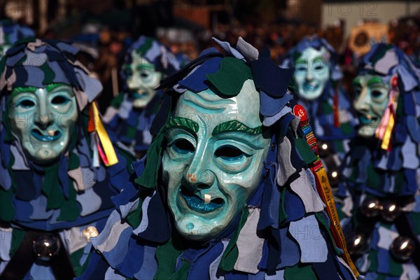 Traditional 'Gauga Ma' carnival masks