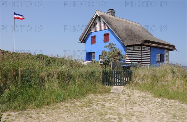 Blue holiday home