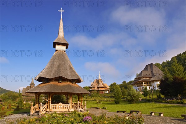 Wooden church of the Orthodox monastery of Barsana