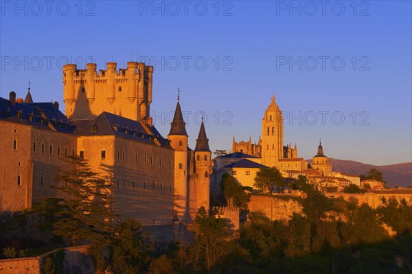 Alcazar fortress and Segovia Cathedral