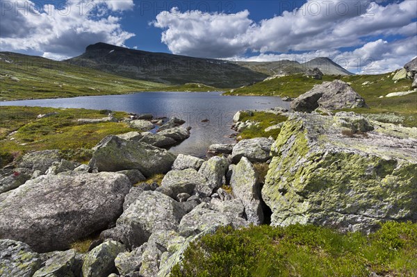 Budeitjonn Lake with Mt Gaustatoppen
