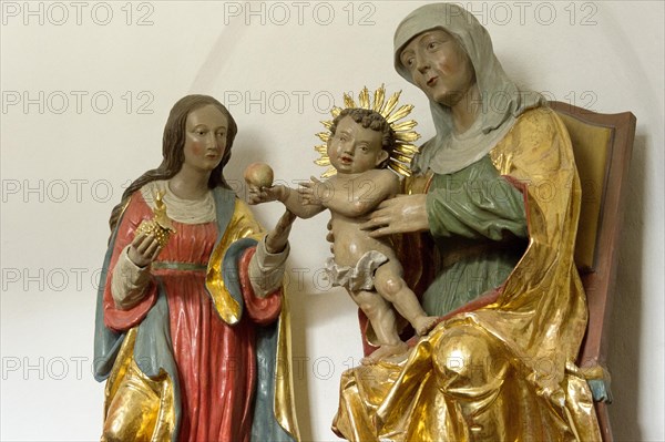 Gothic Marian group in the lobby