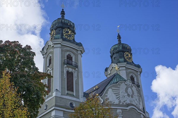 Towers of the parish church of Peter and Paul