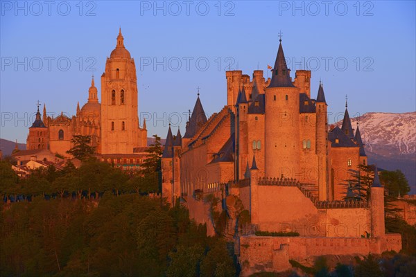 Segovia Cathedral and Alcazar fortress