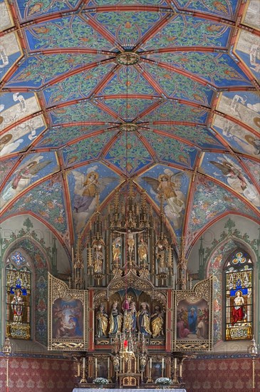 Neo-gothic altar area