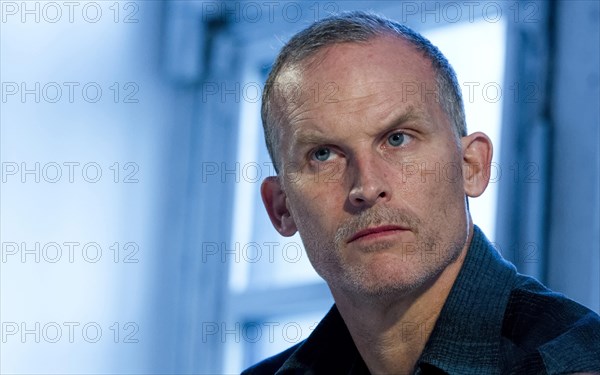 U.S. artist Matthew Barney at a press conference in the Haus der Kunst