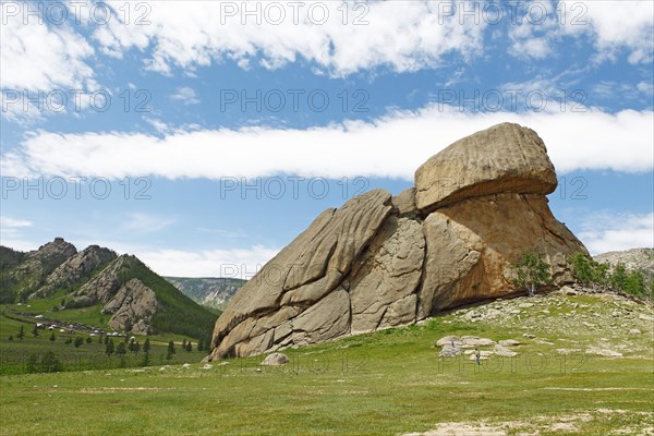Turtle Rock in the landscape