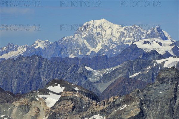 The highest peak of the Alps
