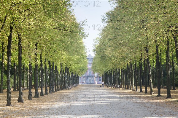 Hofgarten court gardens and Schloss Jagerhof hunting palace