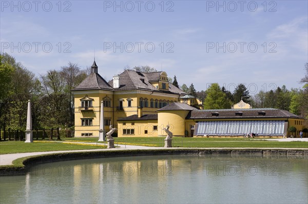 The grounds of Schloss Hellbrunn Palace