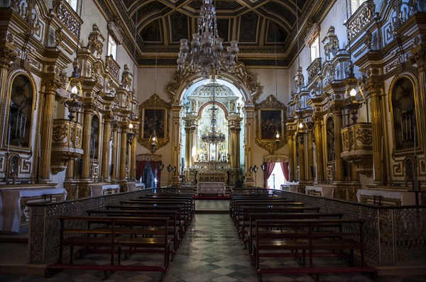 Interior of the Bonfirm church in the Pelourinho