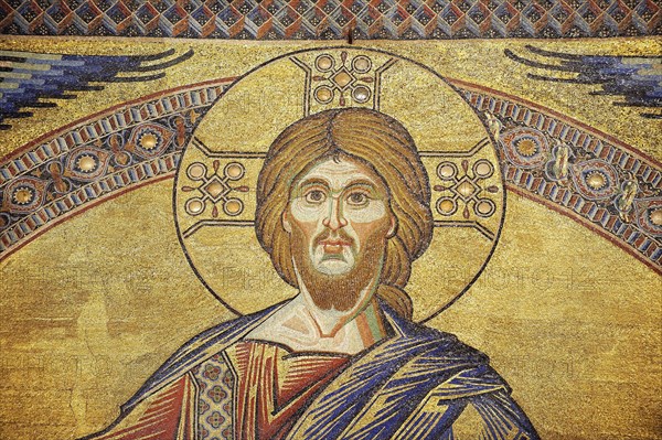 Medieval mosaics on the ceiling of the Baptistry of Florence Cathedral