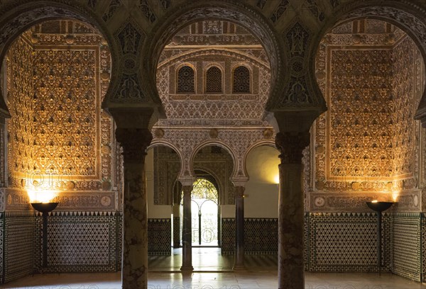 Salon of the Ambassadors in the Alcazar of Seville