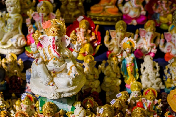 A plastic statue of Ganesha