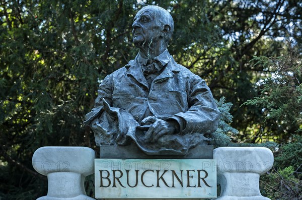 Bust of the composer Anton Bruckner