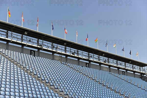 Empty grandstand