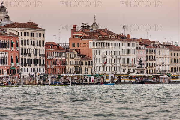 Row of houses at the Riva degli Schiavoni