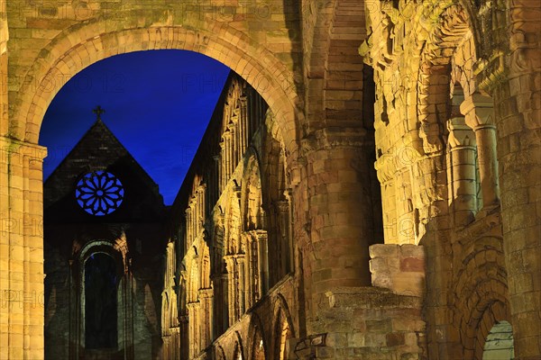 The ruins of Jedburgh Abbey