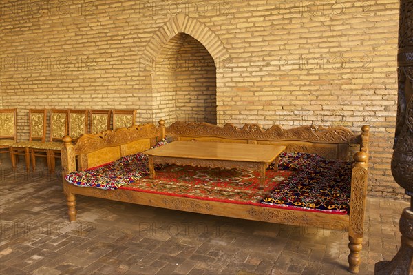Traditional 'bed table' at the memorial